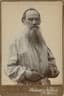 TOLSTOY LEV (1828-1910), AUTOGRAPH
Cabinet photograph of the writer with a dedication addressed to the Ottoman ruler. 1902.