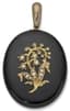 ONYX AND SILVER-GILT MEDAILLON, 19TH CENTURY