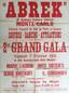 Archives of Savin, V.V. - the owner of Cabaret Abrek in Monte Carlo.
Six posters of the Russian cabaret «Abrek» 80 x 59.5 cm. 1931.