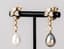 CARTIER ‘LOLI’ 18K YELLOW GOLD, PEARL, DIAMOND EARRINGS