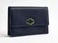 ART DECO CARTIER LEATHER CLUTCH BAG WITH GOLD CLASP DECORATED WITH ANTIQUE CHINESE JADE BEADS AND CABOCHON SAPPHIRES
