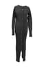 CHANEL
Vintage cashmere long dress with CC buttons on the back