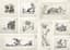 ILYA KABAKOV (1933-2023)
LOT OF NINE ORIGINAL DRAWINGS
FAIRY-TALE ILLUSTRATIONS FOR 'THE WONDER TREE AND OTHER FAIRY TALES' , 1980