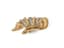 BOUCHERON ‘PALMETTE’ 18K YELLOW GOLD, PLATINUM AND DIAMOND RING AND BROOCH, 1950s - 1960s