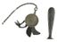 ENSEMBLE DE DEUX OBJETS EN ARGENT NECESSAIRE DE POCHE ET SCEAU A CACHETER ART NOUVEAU