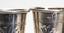 Russian Art Nouveau silver set: silver miniature cup, two goblets and six teaspoons
Russia, late 19th - beginning of 20th century