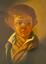 Papier-mache сasket «Portrait of a boy»