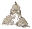 BELFIORE STERLING SILVER AND CRYSTAL VASE