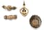 SET OF GARNET BROOCHES AND PENDENT