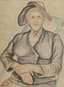 MARIE MAREVNA
[MARIA VOROBIEVA-STEBELSKAYA] (1892-1984)
Portrait of an old woman