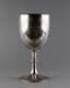 ELKINGTON & CO. SILVER TROPHY HORSE RACE CUP ENGRAVED WITH FOLIAGE, 1875