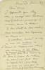 HENRI MATISSE (1869-1954)
Lettre autographe signée “H Matisse” à sa belle-fille Louise (Louise MILHAU (1904-1948), Mme Jean MATISSE)
Vence 20 juin 1947