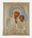 A Russian icon of "the Kazan Mother of God" in silver-gilt polychrome enameled oklad
Moscow, early XX c.