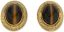 VINTAGE 18K YELLOW GOLD AND TIGER’S EYE EARRINGS