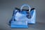 CHRISTIAN DIOR
Diorissimo iridiscet blue leather handbag