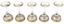 SAINT-LOUIS
SUITE DE CINQ COUPES A CHAMPAGNE EN CRISTAL SOUFFLE A DECOR FLORAL, CIRCA 1925–1930