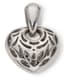 ‘HEART’ 18K WHITE GOLD AND DIAMOND PENDANT