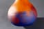 SCHNEIDER 'LE VERRE FRANÇAIS' TALL ORANGE AND BLUE CAMEO VASE, CIRCA 1930S