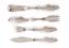HARRODS LONDON SILVER-PLATED CUTLERY SET WITH SARDINE decoration, 14 pieces