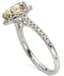 YELLOW DIAMOND, DIAMOND, 18K WHITE GOLD RING (WITH CERTIFICATE)