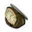 WALTHAM GUILDED METAL TRAVEL ALARM CLOCK, circa 1930