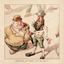 14 DESSINS D'HUMOUR 1945-1946