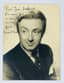 NOEL-NOEL (1897-1989)
STUDIO HARCOURT 1950.
BIG AUTOGRAPHED PHOTOGRAPH WITH DEDICATION IN FRENCH, WITH TWO SIGNATURES BY THE FRENCH ACTORS M. VITOLD AND E. DORSAY.