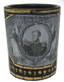 Carved marganese glass with depiction of Emperor Nicholas I