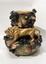 ART NOUVEAU CERAMIC VASE WITH LION