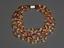 GARNET AND CITRINE COLLIER