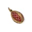 SET OF FIVE ‘EASTER EGGS’ SILVER-GILT ENAMEL PENDANTS