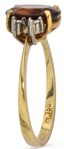 BAGUE EN OR JAUNE 18K ET CITRINE