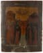 ICON ‘APPARITION OF THE MOTHER OF GOD TO THE SAINT SERGIUS OF RADONEZH’
Russia, late 19th century