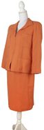 CHANEL BY KARL LAGERFELD SPRING 1996
Orange skirt suit
