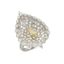 GIRONA PRIVÉ
BAGUE EN OR GRIS 18K ET DIAMANTS 8.93 CT. (AVEC CERTIFICAT)