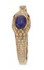 GIRONA PRIVÉ
BRACELET JONC OUVERT EN OR ROSE 18K, DIAMANTS, TOURMALINE BLEUE ET RUBIS (AVEC CERTIFICAT)