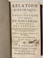 GUILLOT DE MARCILLY (18th century)
“Relation historique et théologique d’un voyage en Hollande et autres Provinces des Pays-Bas”
Paris, Jacques Estienne, M.DCC.XIX [1719].
[Historical and theological relation of a journey in Holland and other Provinces of the Netherlands]