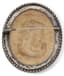 SILVER AND LAVA STONE CAMEO BROOCH