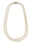 F.LLI MENEGATTI: A VINTAGE DOUBLE-STRAND CULTURED PEARL NECKLACE WITH 800 SILVER 'FANCY CLASP'