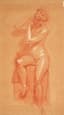 UNKNOWN ARTIST, LATE 19TH CENTURY
Set of two drawings
Nude models