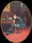 BUNINE Narcise Nikolaévitch (1856-1912), Le grand-duc Georges Mikhaïlovitch de Russie avec son setter Feldmann. 1888