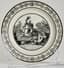 SIX CHOISY-LE-ROI FAIENCE PLATES FEATURING HEROES OF NAPOLEONIC WARS
The Choisy-le-Roi earthenware factory, France, circa 1820s