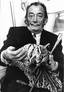SALVADOR DALI (1904-1989)
Photograph with his pet ocelot, named “Babou”