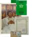 MOAMMAR EL-KADHAFI (1942-2011)
LETTRE DACTYLOGRAPHIEE ET PORTRAIT SIGNES, 2 LIVRES ”THE GREEN BOOK“ PARTIE 1 & PARTIE 2