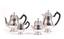 TETARD FRERES ART DECO SILVER TEA AND COFFEE SET, 4 pieces