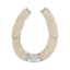 14K WHITE GOLD, DIAMOND AND PEARL NECKLACE