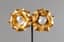 SILVER GILT AND PEARL FLOWER EARRINGS