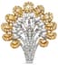 GIRONA PRIVE
18K WHITE GOLD AND DIMOND AND FANCY YELLOW NATURAL DIAMOND RING (WITH CERTIFICATE)