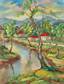 Bela ERDELYI (1891-1955)
Landscape with red roofs
