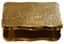 18K GOLD SNUFF BOX ENGRAVED WITH FLOWERS AND FOLIAGE